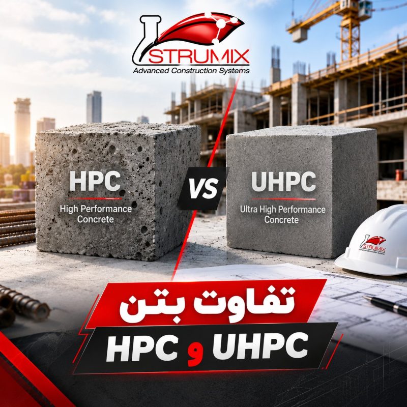تفاوت بتن HPC و UHPC