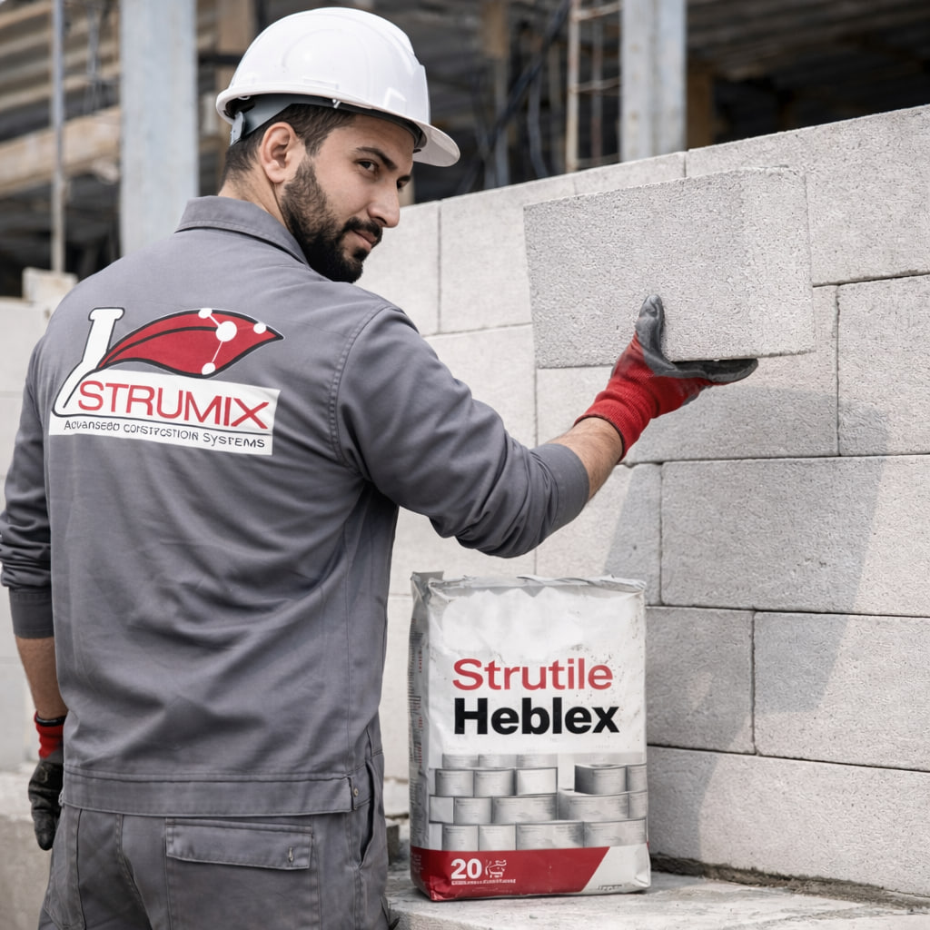 چسب بلوک Heblex راهنمای کامل اجرا، مصرف و مزایای فنی