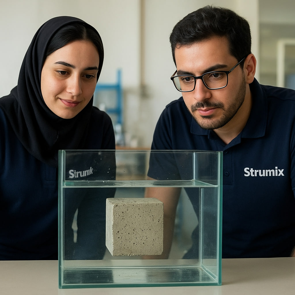 تحلیل جامع ارتباط جذب آب بتن با تخلخل داخلی و مقدار هوای محبوس: مبانی علمی و پیامدهای دوام